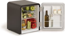 CREATE - Koelkast in retrostijl - Zwart - Handvat Hout - FRIDGE RETRO 48L — thumbnail 5