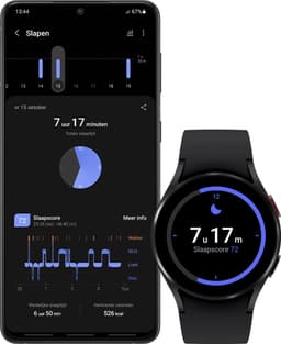 Samsung Galaxy Watch4 - Smartwatch dames en heren - 40mm - Black — thumbnail 4