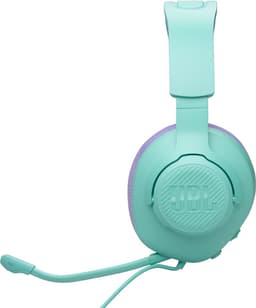 JBL Quantum 100 M2 - Bedrade Gaming Headset - Over-ear Koptelefoon met Afneembare Microfoon - 3.5 mm Jack - Voor PC, PlayStation, Xbox & Switch - Turquoise — thumbnail 2