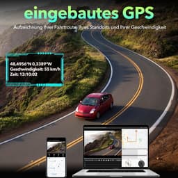 Dual Dashcam - Dashcam Voor en Achter - Auto Camera Dashcam - Dashcam Auto - Dual Dashcam voor Auto — thumbnail 4