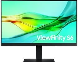 Samsung ViewFinity LS24D600UAUXEN - QHD - IPS paneel - USB-C - 90w - RJ45 - 100 Hz - in hoogte verstelbaar - 24 inch