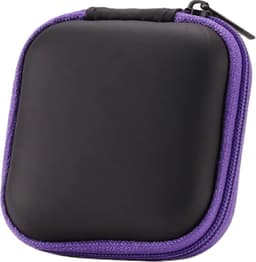 Oortjes Opberg Hoesje | Case | Etui | Organizer | Voor Het Opbergen Van Oordopjes En Laadkabels | Opbergen Van Sleutels | USB | PAARS — thumbnail 1