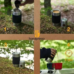 Draagbare Koffiemachine voor Reisgebruik - Compacte Mini Koffiezetter met Dubbelwandige Isolatie — thumbnail 2