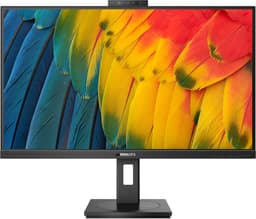 Philips 27B1U5601H - 27 Zoll QHD Monitor, 5 MP Webcam, hohenverstellbar, Lautsprecher (2560x1440, 75 Hz, HDMI, DisplayPort, USB-C, RJ45, USB Hub) schwarz — thumbnail 5