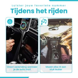 DINTO® Bluetooth FM Transmitter BC71 - Auto Lader - Bluetooth Receiver — thumbnail 5