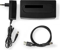 Nedis Docking Station voor Harde Schijf - USB 3.2 Gen1 - USB Type-A - 1 Schijf - 2.5 / 3.5 " - USB 3.2 Gen1 - Docking - Desktop — thumbnail 5