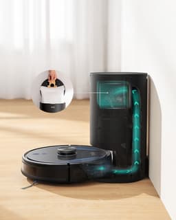 eufy RoboVac LR30 Hybrid+ robotstofzuiger en dweil met cleaning station, iPath Laser Navigation, 3000Pa-zuigkracht — thumbnail 2