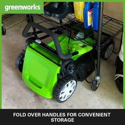 Accu Grasmaaier - Snoerloos Maaiwerk - Gazon Onderhoud - Dubbele Accu Poort - 41cm Maaibreedte - Groen Zwart — thumbnail 4