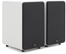 AVCOM Active Bookshelf Speaker Pair, White — thumbnail 1