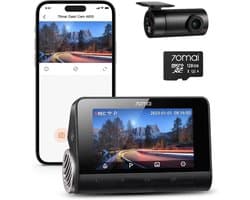 Dashcam 4K UHD met Nachtzicht en GPS