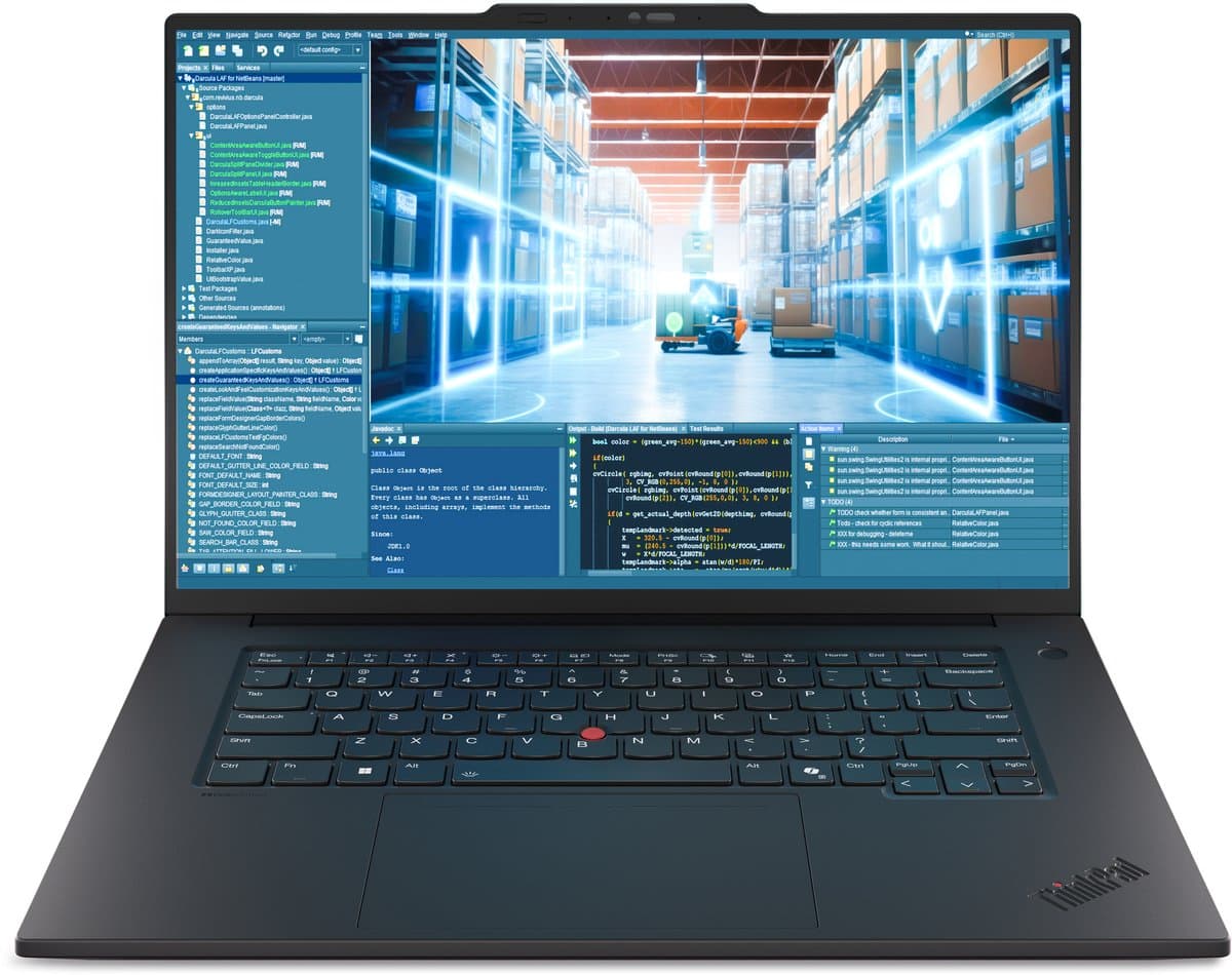 Lenovo ThinkPad T1g Gen 8 Intel Core Ultra 7 265H Laptop 40,6 cm (16") WQUXGA 32 GB LPDDR5x-SDRAM 1 TB SSD NVIDIA GeForce RTX 5070 Wi-Fi 7 (802.11be) Windows 11 Pro Engels Zwart — afbeelding 1
