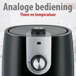 Airfryer 2L - Heteluchtfriteuse voor 2 tot 3 Personen met Timer en Aanpasbare Temperatuur - Gezond Frituren en Makkelijk schoon te maken — thumbnail 2