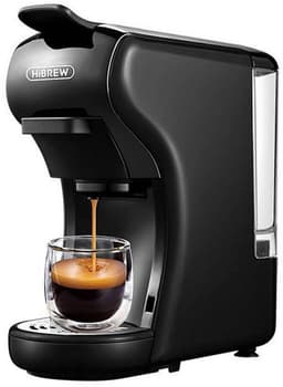 HiBrew 3 in 1 koffiezetapparaat - Senseo – Koffiemachine – Meerdere Capsules – Koffiepadmachine - Heet/Koud – 19Bar – 1450W – Zwart — thumbnail 1