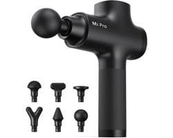 OPOVE M3 Pro 2 massagepistool, massagepistool, led-display, 2500 omw/min, masagegistpistool met 5 standen, 2600 mAh accu, 12 mm amplitude voor het verlichten van spierpijn, zwart