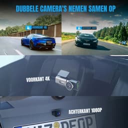 Nexvo® Dashcam voor Auto Voor en Achter - Dashcam - Zwart - ‎3cm x 5cm x 3cm — thumbnail 3