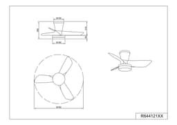 REALITY RANDERS - Ventilator - Wit mat - incl. 1x SMD 20 W - Afstandsbediening - Geintegreerde dimmer - Traploos instelbare lichtkleur - Dimbaar met schakelaar - Niet externe dimbaar - Geheugenfunctie - Zomer- en wintermodus - 6 snelheidsniveaus — thumbnail 4