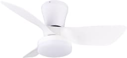 REALITY RANDERS - Ventilator - Wit mat - incl. 1x SMD 20 W - Afstandsbediening - Geintegreerde dimmer - Traploos instelbare lichtkleur - Dimbaar met schakelaar - Niet externe dimbaar - Geheugenfunctie - Zomer- en wintermodus - 6 snelheidsniveaus — thumbnail 3