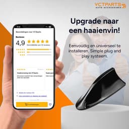 VCTparts® Universele Autoradio Haaienvin AM-FM Antenne Zwart — thumbnail 3