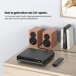 Vizual DVD Speler met HDMI - Simpele bediening - Full HD 1080P - Regiovrij - USB - Inclusief Afstandsbediening - CD & DVD Speler — thumbnail 3