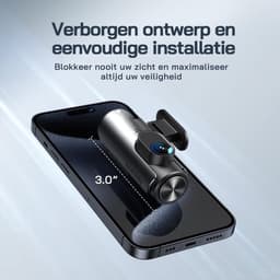 MIRA® Dashcam Voor en Achter - Dashcam - Dashcam Voor Auto - Zwart - 8cm x 4cm x 5cm — thumbnail 4
