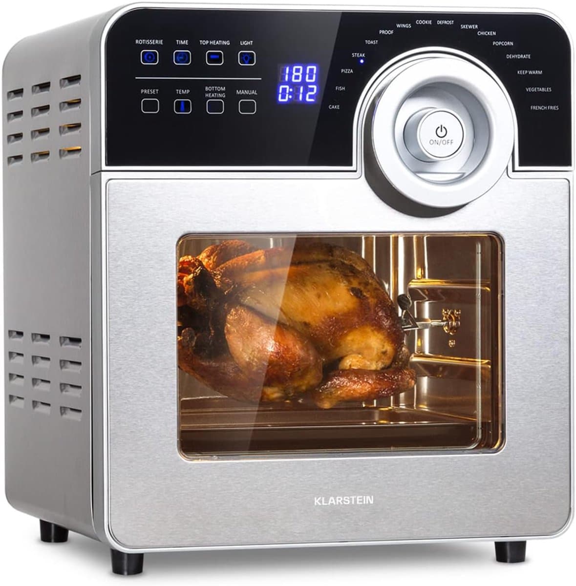 Heteluchtfriteuse met Draaispit en Touchscreen - 14 Liter Capaciteit - 1700W — afbeelding 1