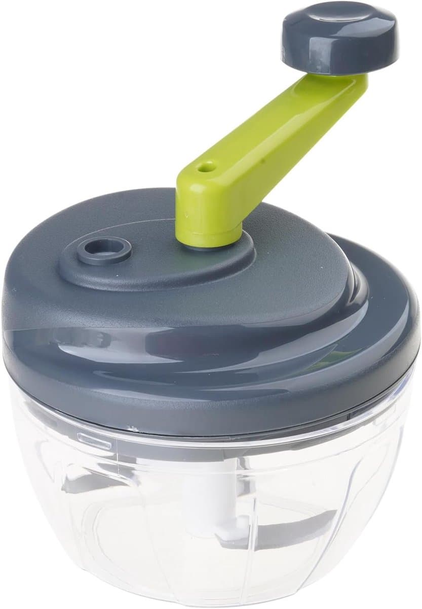 Groente Hakker - Keuken Tool - Snel Snijden - Grote Capaciteit - 900ml 19.5cm - Grijs — afbeelding 1