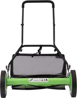 Handgrasmaaier - Loopmaaier Duwmaaier - Gazon Onderhoud - Instelbare Maaihoogte - 50.8 cm Maaibreedte - Groen Zwart — thumbnail 5