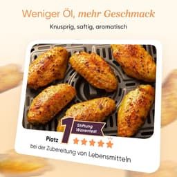 Heteluchtfriteuse met 2 Kamers - Dubbele Mand Frituur - Gelijk Tijd Koken - Kijkvenster & Metaal - 85 Liter — thumbnail 2