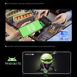 CUBOT P90 Smartphone - 24GB RAM - 256GB ROM - 5100 mAh - 6,88 inch 120 Hz- Android 15 - Dual SIM 4G - 64MP+16MP - NFC - GPS - Face ID - Zwart — thumbnail 4