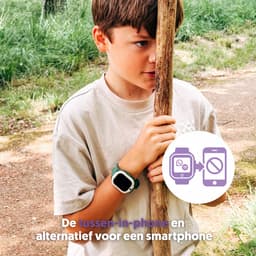 Rebel Cactus SKY (Groen) - kindersmartwatch - GPS tracker - Whatsapp - (video) bellen - SOS/Geofence - Groot display 1.75" - Gratis OuderApp - Batterij: 32uur - Alle wereldtalen - Geen internet en geen socials - Wel apps - Uit tijdens school - Wifi — thumbnail 5