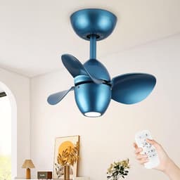 Kleine Plafondventilator met Verlichting voor Slaapkamer of Zolder — thumbnail 5