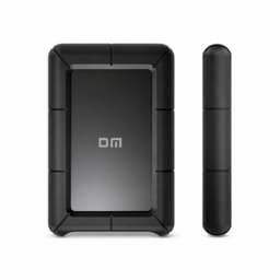 DM Externe harde schijf 1TB USB C - Stootvast - Draagbare HDD - Zwart — thumbnail 1