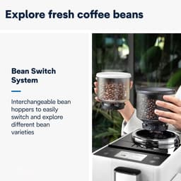 DeLonghi Rivelia EXAM440.55.W Volautomatische koffiemachine bonen - Wit — thumbnail 5