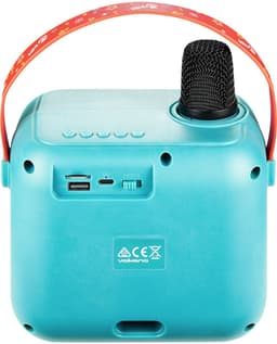 Volkano Kids Songseeker Muziek Box - Karaoke Set Kinderen - Bluetooth Speaker op Accu - Draadloze Microfoon met Stemvervormer functie - RGB Verlichting — thumbnail 2