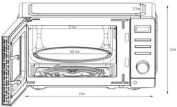 Continental Edison – CEMO20DB – Magnetron – 20 l – 1050 W — thumbnail 5