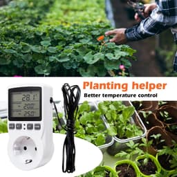 230V Digitale Thermostaat Socket met Sensor voor Verwarming en Koeling — thumbnail 3