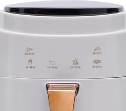 DYNA® Mini Airfryer - Airfryer - Heteluchtfriteuse - Compact - Wit - ‎26cm x 25cm x 30cm — thumbnail 3