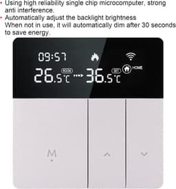 Slimme WiFi Thermostaat met App en Spraakbediening voor Verwarming en Sanitair — thumbnail 5