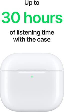 Apple AirPods 4 - met reguliere oplaadcase (USB-C) — thumbnail 3