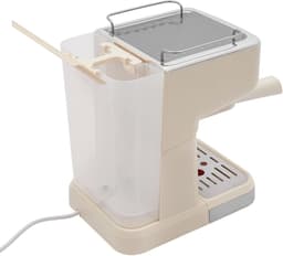 Espressomachine - Koffiezetapparaat - Thuis barista - Ingebouwde melkopschuimer - Compact formaat - Wit — thumbnail 3