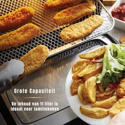 RONN® Heteluchtoven - Oven - Airfryer Oven - Zwart - 33cm x 39cm x 38cm; 5.81kg — thumbnail 5
