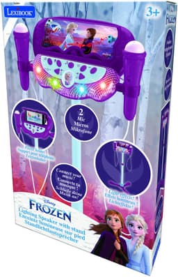 Frozen Verstelbare Standaard met 2 Microfoons met Stemeffecten, Verlichting, Luidspreker, Bluetooth — thumbnail 5
