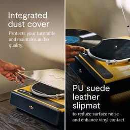 House of Marley Soul Rebel Platenspeler met Ingebouwde Speakers - Bluetooth - LED Licht - Vinyl - LP - Auto-stop - Premium - Bamboo Design - Ingebouwde Stofkap - Gemaakt van Duurzame Materialen — thumbnail 2