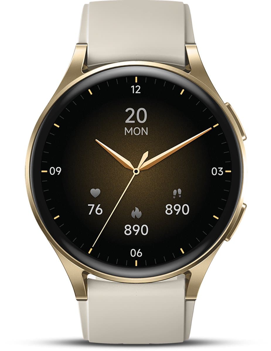 Otiume Zenith GTX05 – Smartwatch – 45mm Amoled Display – GPS – Bluetooth bellen – Goud — afbeelding 1