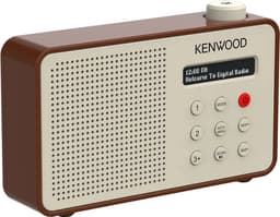 Kenwood CR-M25DAB Draagbare DAB+ radio met automatische veiligheidswaarschuwingsfunctie - Bruin — thumbnail 2