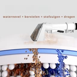 Livista® Vlekkenreiniger - Meubelreiniger - 4-in-1 Tapijtreiniger - 3 Opzetstukken - Grote Watertanks - IPX4 — thumbnail 2