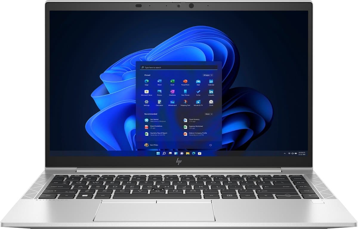 HP EliteBook 840 G7 Refurbished Intel® Core™ i5 i5-10310U Laptop 35,6 cm (14") Full HD 16 GB DDR4-SDRAM 256 GB SSD Wi-Fi 6 (802.11ax) Windows 11 Pro Zilver Gecertificeerd Refurbished — afbeelding 1