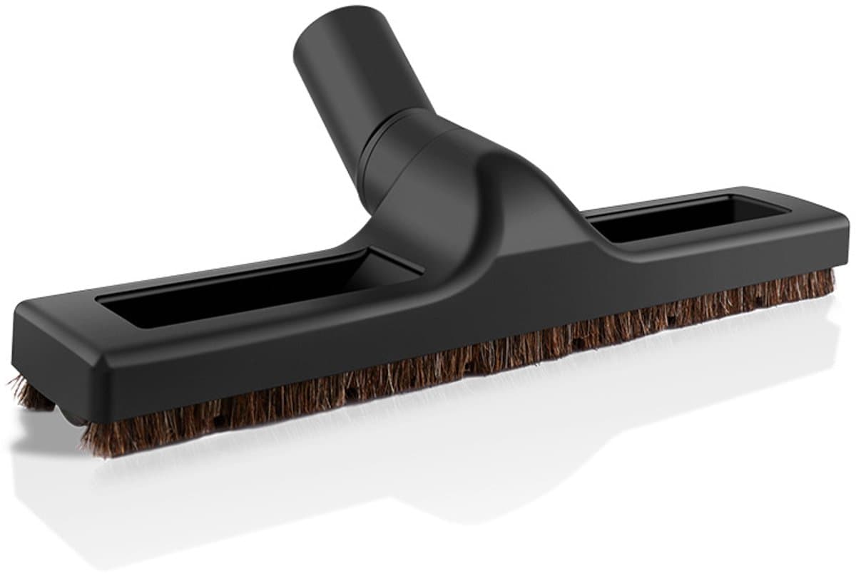 Universele stofzuigermond 32 mm compatibel met Siemens, Bosch, AEG, Miele, Philips, Samsung, Dirt Devil, Panasonic, 2 wielen, zacht paardenhaar, ca. 30 cm breed — afbeelding 1