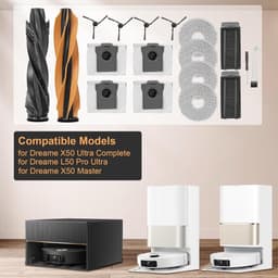 18-delige Accessoirekit Geschikt voor Dream X50 Ultra Complete/L50 Pro Ultra/X50 Master Stofzuigerrobots — thumbnail 2