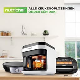 Airfryer 5,5 L – Heteluchtfriteuse met Transparante Kom – 8-in-1 Koken voor Gezonde Gerechten – Nauwkeurige Temperatuur tot 200°C — thumbnail 4